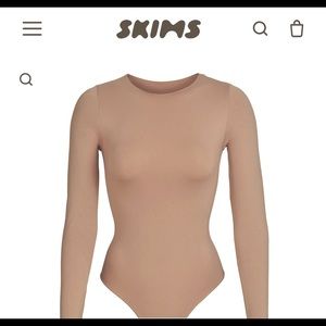 Skims long sleeve bodysuit - never been worn.